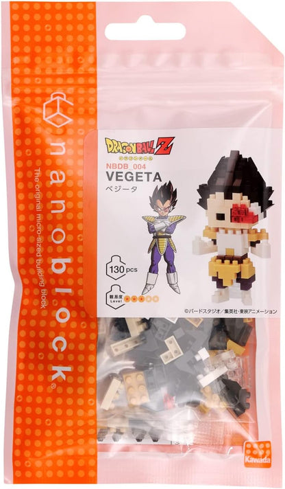 nanoblock - Vegeta , Character Collection Series Building Kit , White,130 pieces