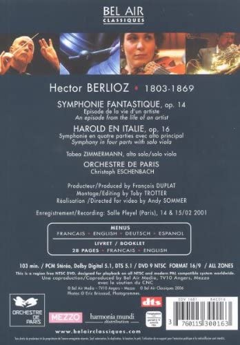 Berlioz, Hector - Symphonie Fantastique OP.14 / Harold en Italie OP.16 (NTSC