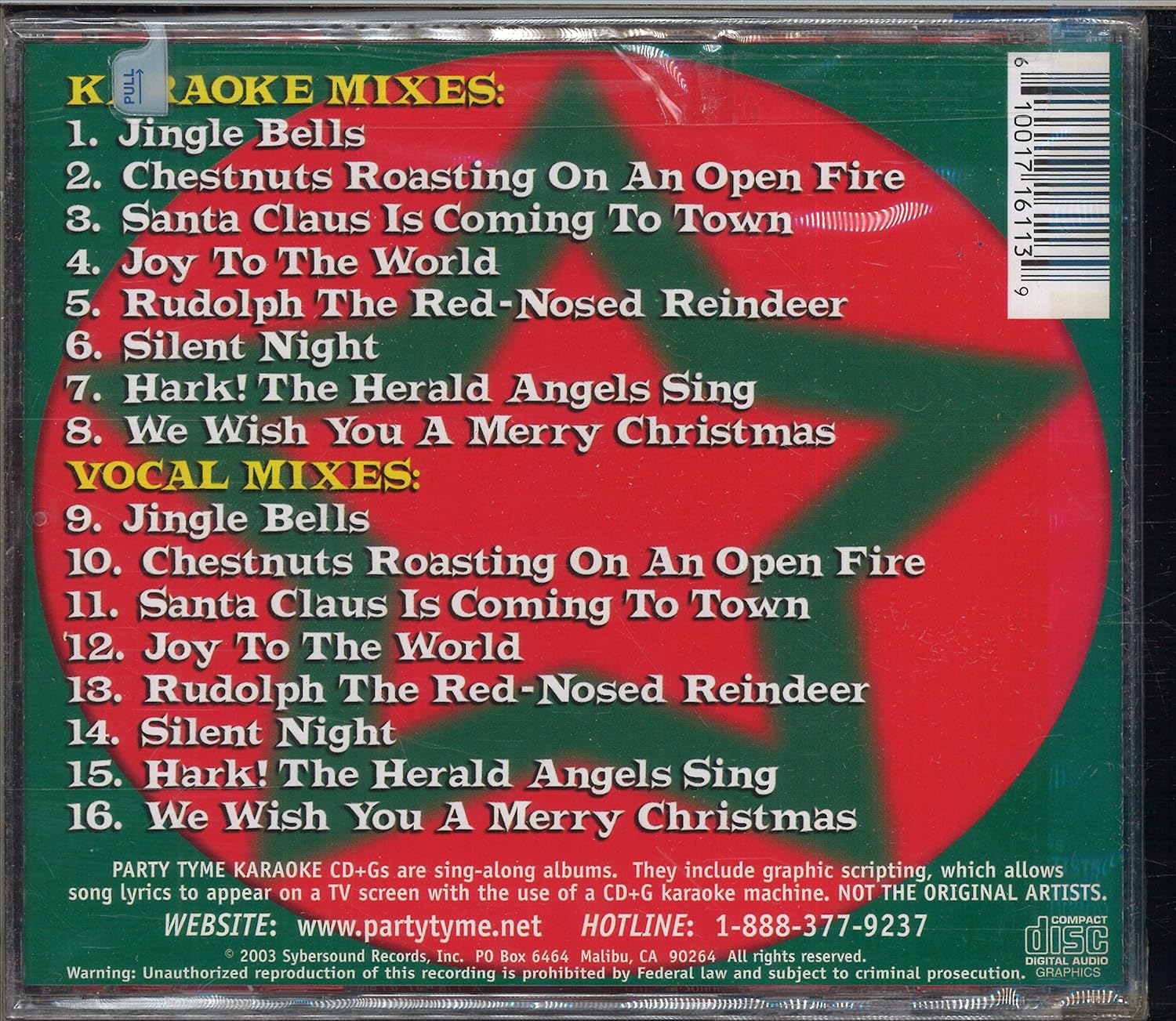 Party Tyme Karaoke: Christmas