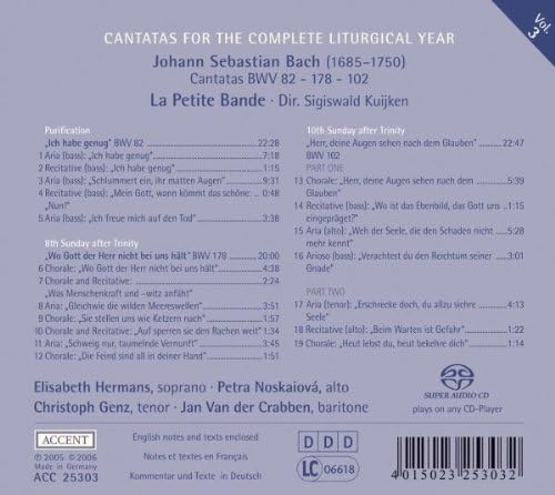 Cantatas (Kuijken, La Petite Bande)