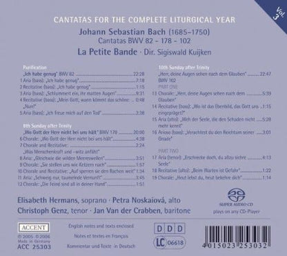 Cantatas (Kuijken, La Petite Bande)