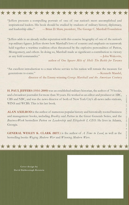 Marshall: Lessons in Leadership (Great Generals