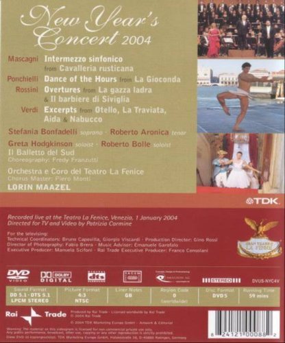 New Year's Concert 2004 / Lorin Maazel, Teatro La Fenice