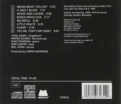 Thad Jones & Pepper Adams-Mean What You Say