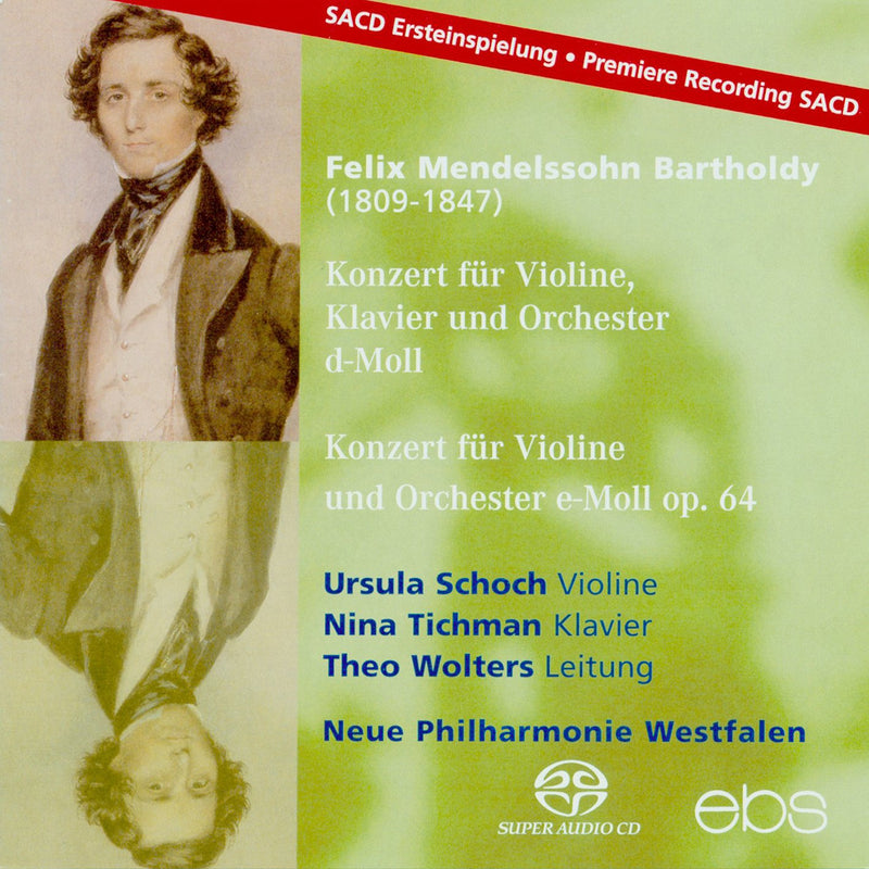 Mendelssohn: Konzert für Violine, Klavier + Orchester D-MOLL