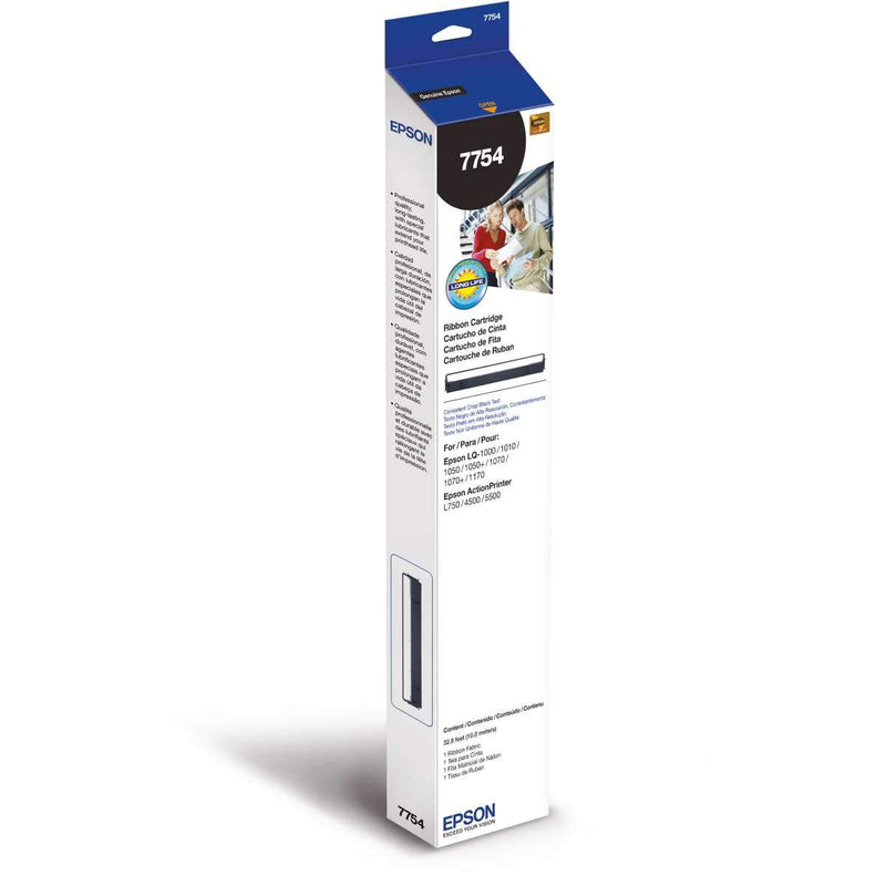 Epson C13S015022 - Cinta de nilón para LQ-1000/1050/1070/+/1170/1180/+, negro