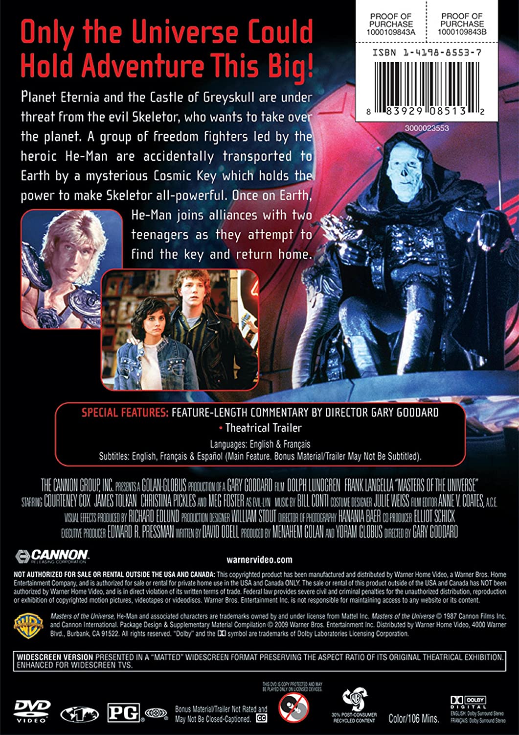 Masters of the Universe (Keepcase