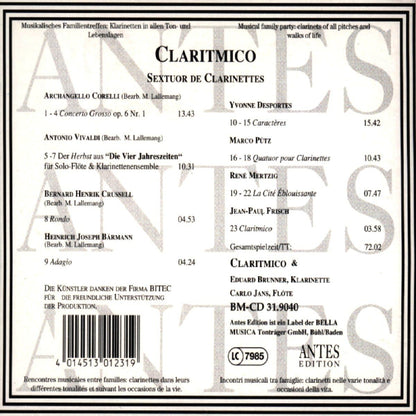 Claritmico Klarinettensexte
