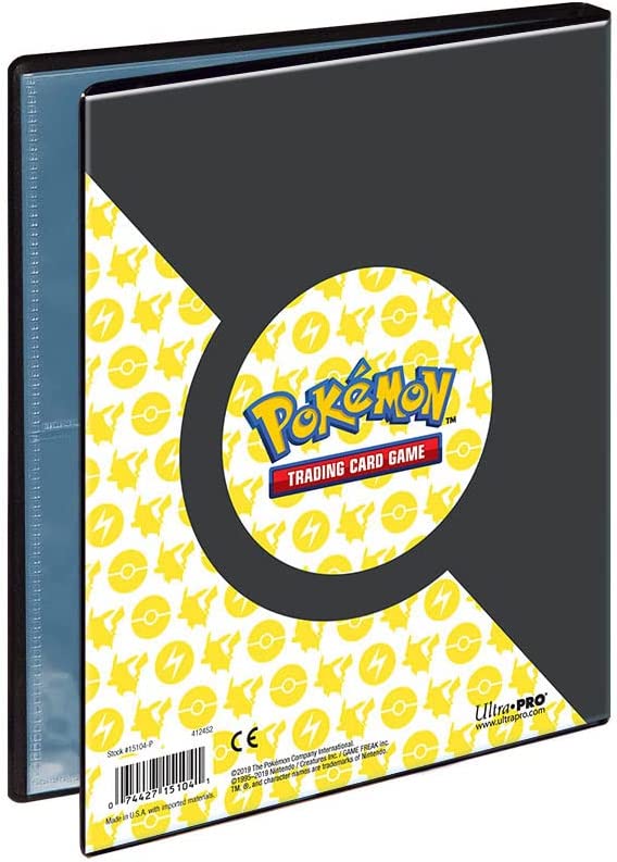 PoKéMoN, E-15104 Ultra Pro-Pokemon-4 Pocket Portfolio-Pikachu 2019, multicolore