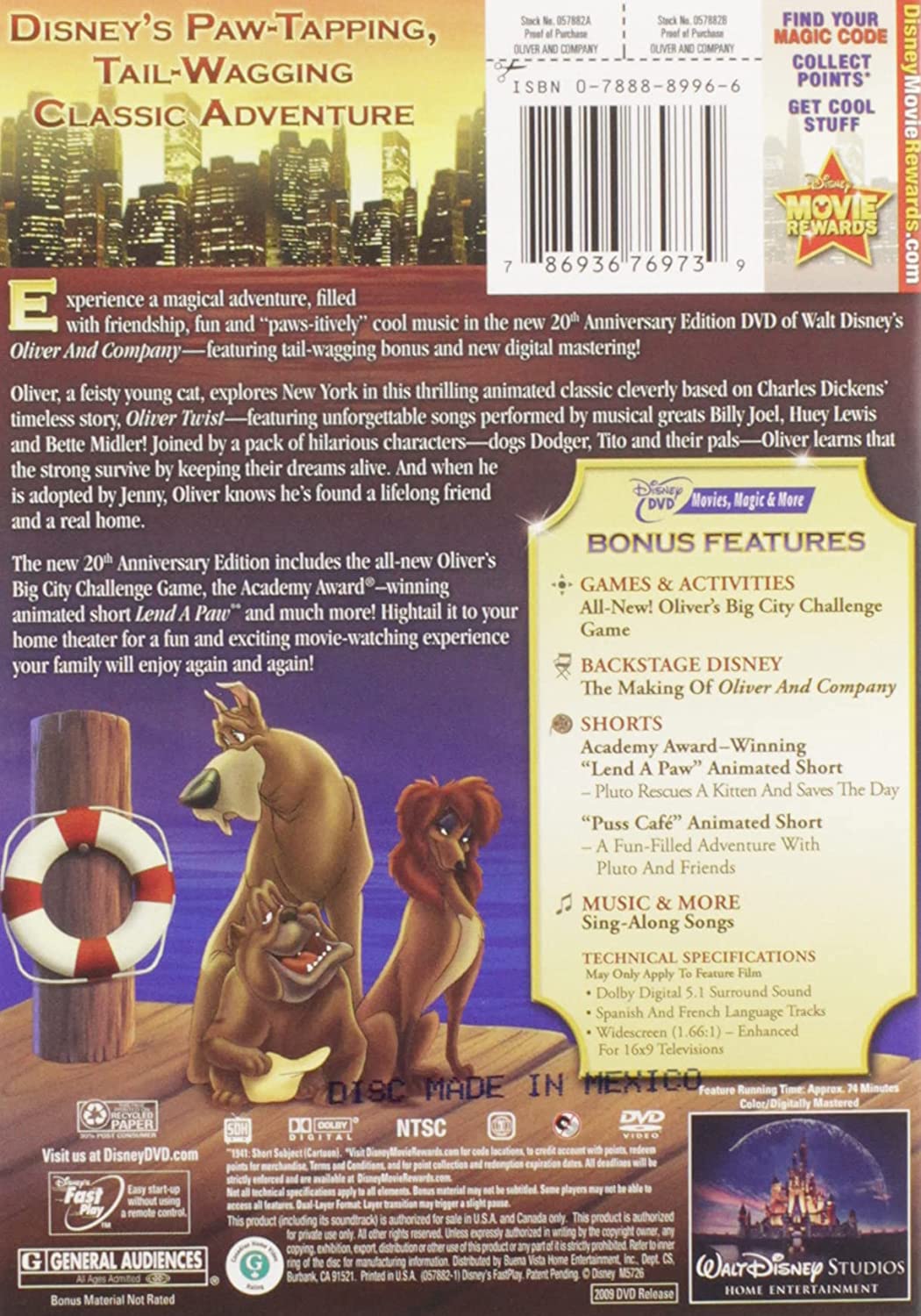 Oliver and Company (20th Anniversary Edition)