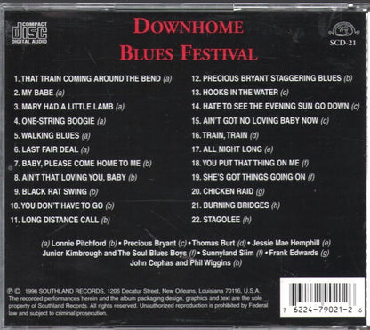 National Downhome Blues Festival 1 / Various