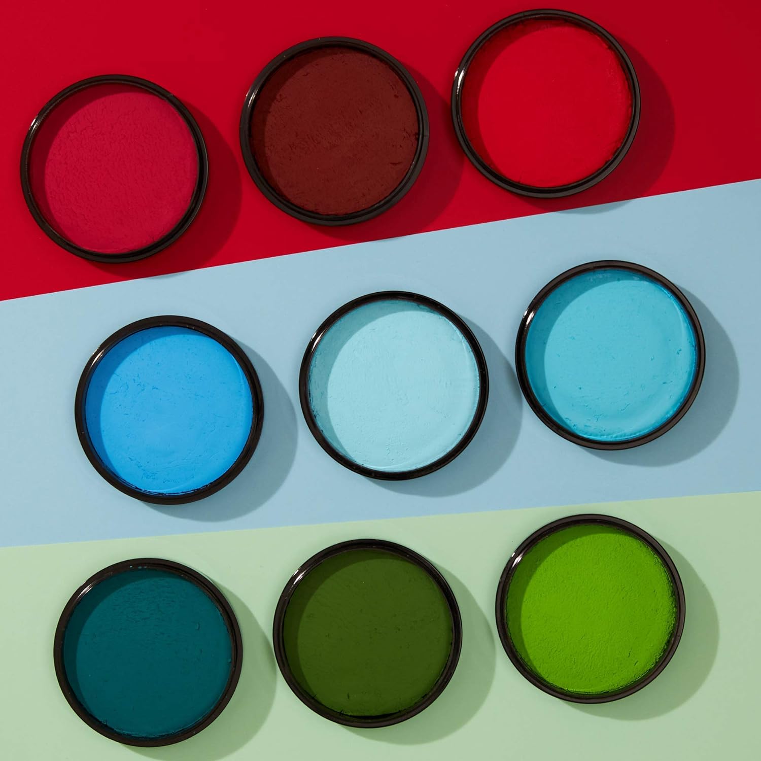 Smiffys Moon Creations Pro Face Paint Cake Pot, Dark Grey