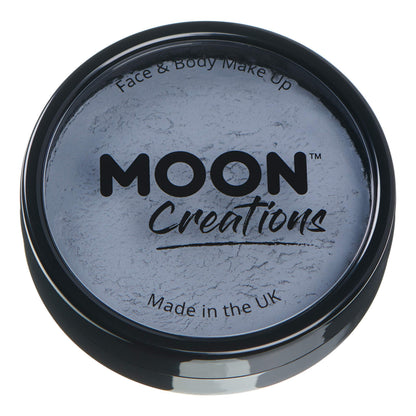 Smiffys Moon Creations Pro Face Paint Cake Pot, Dark Grey