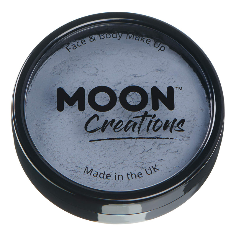 Smiffys Moon Creations Pro Face Paint Cake Pot, Dark Grey