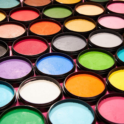 Smiffys Moon Creations Pro Face Paint Cake Pot, Dark Grey