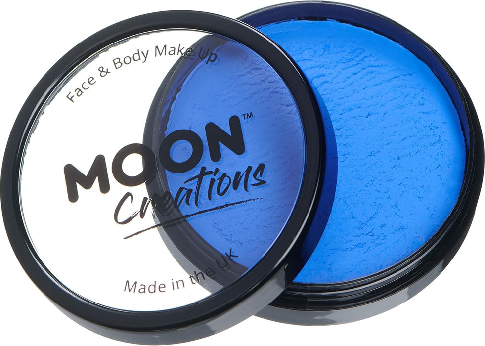 Smiffys Moon Creations Pro Face Paint Cake Pot, Royal Blue