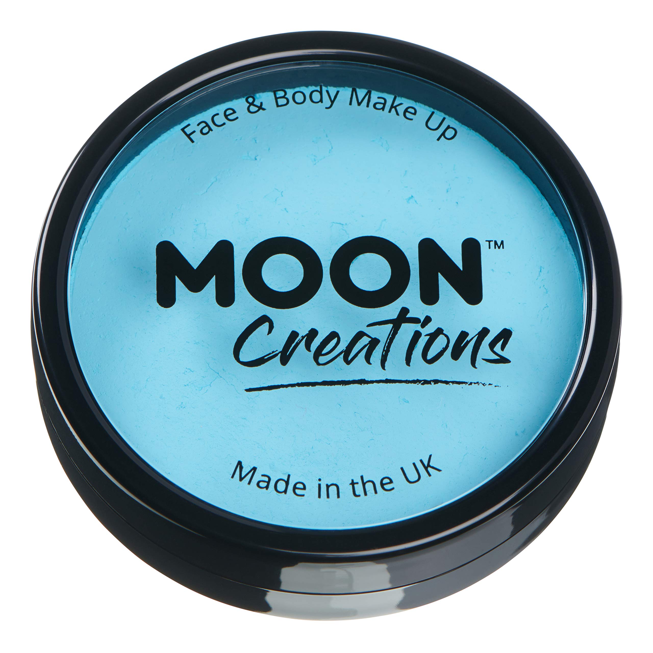 Smiffys Moon Creations Pro Face Paint Cake Pot, Light Blue