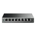 TP-Link PoE Switch 8-Port Gigabit, 4 802.3af/at PoE+ ports up to 30 W for each PoE port and 64 W for all PoE ports, Metal Casing, Network monitoring, VLAN, QoS, PoE Auto Recovery (TL-SG108PE