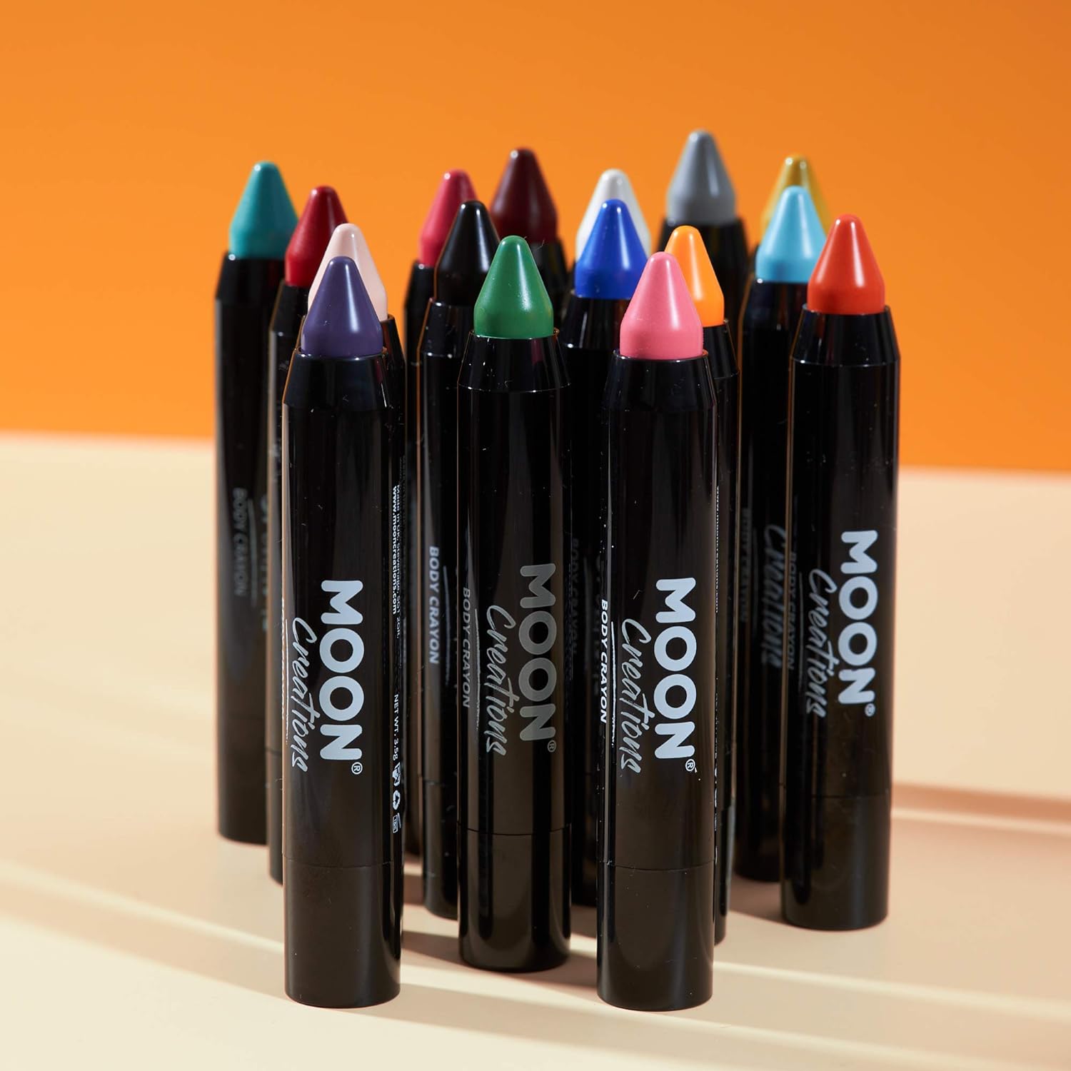 Smiffys Moon Creations Body Crayons, Light Blue