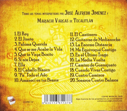 JOSE ALFREDO JIMENEZ Y MARIACHI VARGAS