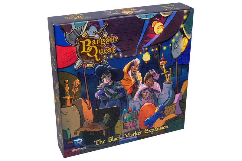 Renegade Game Studios Bargain Quest: The Black Market Expansion Game for 2-8 Players Aged 8 & Up
