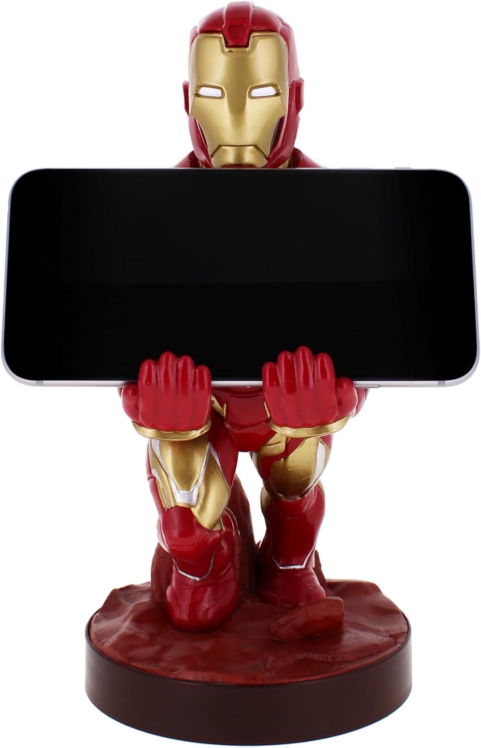 Cable Guys - Marvel Infinity Saga Iron Man Gaming Accessories Holder & Phone Holder for Most Controller (Xbox, Play Station, Nintendo Switch) & Phone Ironman Endgame