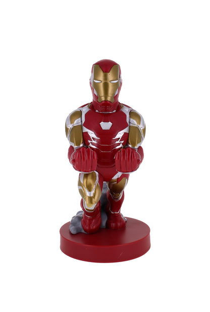 Cable Guys - Marvel Infinity Saga Iron Man Gaming Accessories Holder & Phone Holder for Most Controller (Xbox, Play Station, Nintendo Switch) & Phone Ironman Endgame