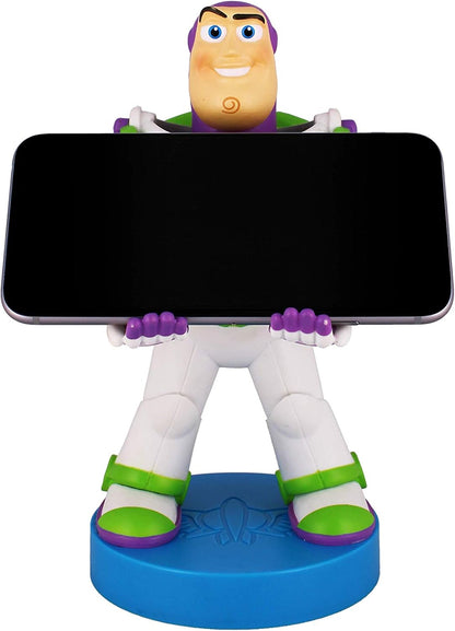 Cable Guys - Disney Toy Story Buzz Lightyear Gaming Accessories Holder & Phone Holder for Most Controller (Xbox, Play Station, Nintendo Switch) & Phone