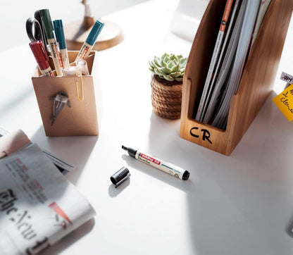 edding 25 EcoLine permanent marker set - black, red, blue, green - 4 pens - round nib 1 mm - waterproof, quick-drying, smear-proof pens - for cardboard, plastic, glass, wood, metal and fabric