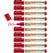 edding 28 Ecoline whiteboard marker - red - box of 10 whiteboard pens - round tip 1.5-3 mm - whiteboard pen dry wipe - for whiteboards, flipcharts, pinboards, memo boards - sketchnotes - refillable