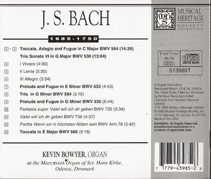 Bach: The Works For Organ, Vol. 6