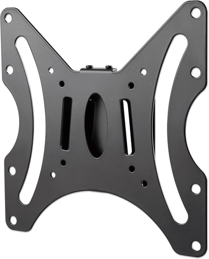 Manhattan TV & Monitor Mount, Wall, Fixed, 1 screen, Screen Sizes: 23-42", Black, VESA: 75x75 to 200x200mm, Max 30kg,