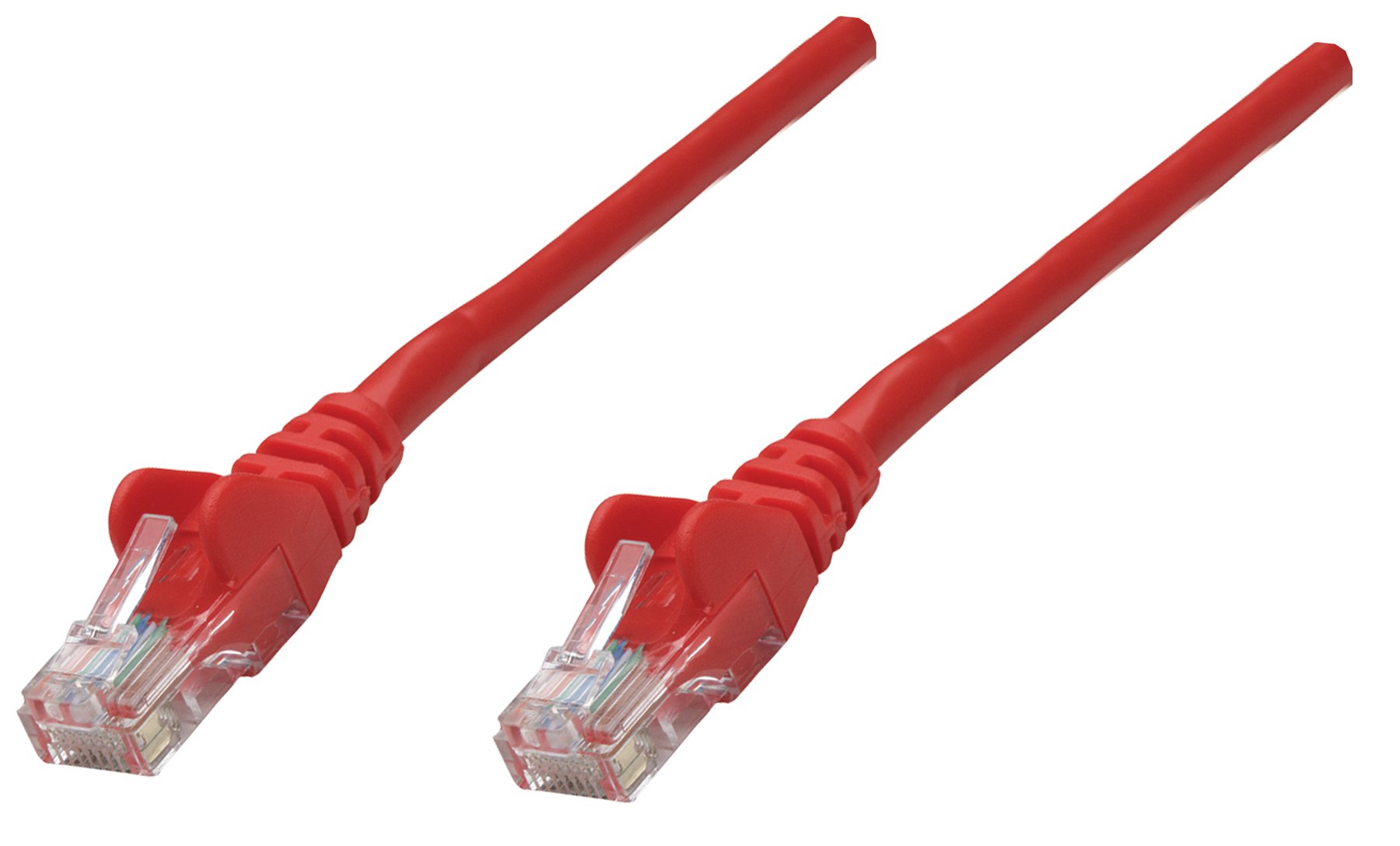 Intellinet RJ-45, 1.5m, Cat5e, UTP - Cable de Red (1.5m, Cat5e, UTP, 1,5 m, Cat5e, U/UTP (UTP), RJ-45, RJ-45, Rojo