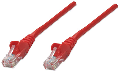 Intellinet Cat5e UTP 3.0m 10 Pack - Cable de Red (3 m, Cat5e, U/UTP (UTP), RJ-45, RJ-45, Rojo