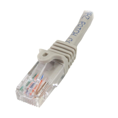 StarTech.com 0.5m Gray Cat5e Patch Cable with Snagless RJ45 Connectors - Short Ethernet Cable - 0.5 m Cat 5e UTP Cable (45PAT50CMGR
