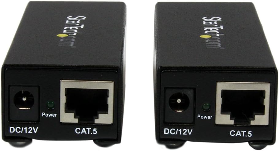 StarTech.com VGA Over CAT5 Extender – 250 ft (80m) – 1 Local and 1 Remote Unit - VGA Video Over Ethernet Extender Kit (ST121UTPEP