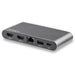 StarTech.com USB C Dock - 4K Dual Monitor HDMI Display - Mini Laptop Docking Station - 100W Power Delivery Passthrough - GbE, 2-Port USB-A Hub - USB Type-C Multiport Adapter - 3.3' Cable (DK30C2HAGPD
