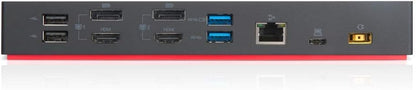 Lenovo 40AF0135EU - Base (Alámbrico, 10,100,1000 Mbit/s, Negro, 0-35 °C, 210 mm, 80 mm