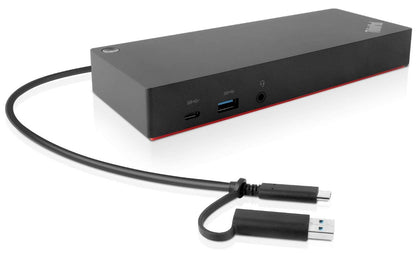 Lenovo 40AF0135EU - Base (Alámbrico, 10,100,1000 Mbit/s, Negro, 0-35 °C, 210 mm, 80 mm