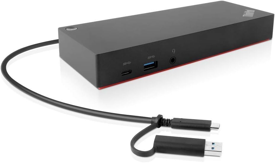 Lenovo 40AF0135EU - Base (Alámbrico, 10,100,1000 Mbit/s, Negro, 0-35 °C, 210 mm, 80 mm