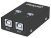 Usb 2 Automatic Sharing Switch- 2X Usb Dual Control Auto-Sensing