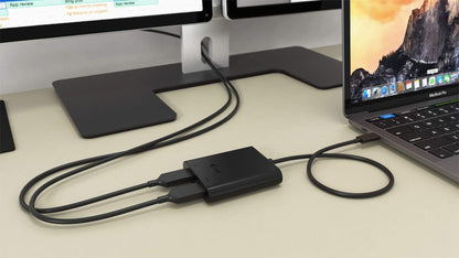 i-tec USB-C a Dual HDMI Video Adattatore 2X HDMI 4K per Windows MacOS Thunderbolt 3 Compatibile