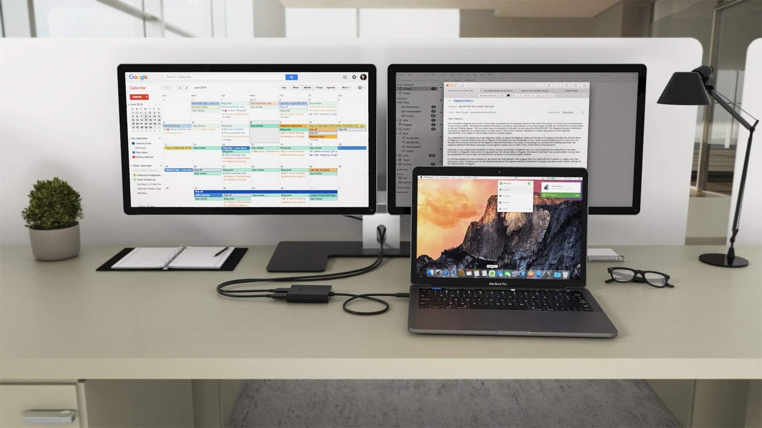 i-tec USB-C a Dual HDMI Video Adattatore 2X HDMI 4K per Windows MacOS Thunderbolt 3 Compatibile