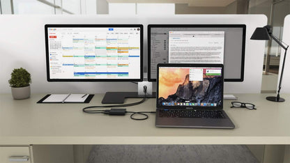 i-tec USB-C a Dual HDMI Video Adattatore 2X HDMI 4K per Windows MacOS Thunderbolt 3 Compatibile