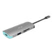 i-tec USB-C 4K Metall Nano Docking Station mit 1x HDMI 3X USB 3.0 1x SD/MicroSD und Stromversorgung 100W für Windows, MacOS, Android, ChromeOS