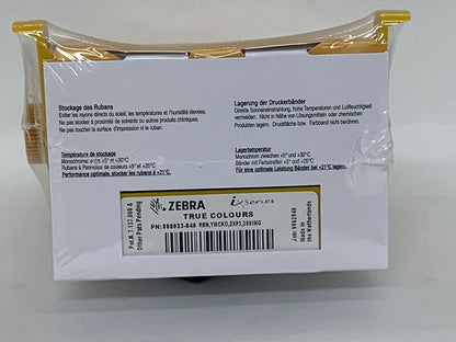 Zebra 800033-840 COLOR RIBBON YMCKO - 200 IMAGES FOR ZXP3 - (Unclassified > Unclassified