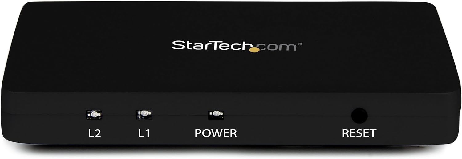StarTech.com HDMI Splitter 1 In 2 Out - 4k 30Hz - 2 Port - Aluminum - HDMI Multi Port - HDMI Audio Splitter (ST122HD4K
