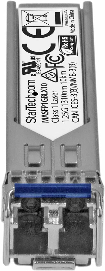 StarTech.com Cisco Meraki MA-SFP-1GB-LX10 Compatible SFP Module - 1000BASE-LX - 1GbE Single Mode Fiber SMF Optic Transceiver - 1GE Gigabit Ethernet LC 10km - 1310nm Cisco Meraki MS225 (MASFP1GBLX10
