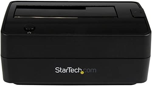 StarTech.com Single Bay USB 3.1 / eSATA to SATA Hard Drive Docking Station, USB 3.1 (10 Gbps) Hard Drive Dock, External 2.5/3.5" SATA III HDD/SSD Top-Loading Hard Drive Bay (SDOCKU313E