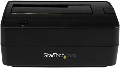 StarTech.com Single Bay USB 3.1 / eSATA to SATA Hard Drive Docking Station, USB 3.1 (10 Gbps) Hard Drive Dock, External 2.5/3.5" SATA III HDD/SSD Top-Loading Hard Drive Bay (SDOCKU313E